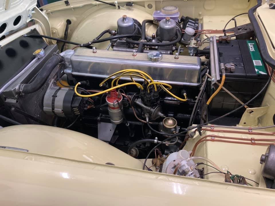 Mechanic working on a car